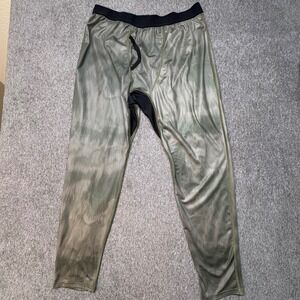 BlackStrap Mens Base Layer Pants XXL Green Camo Performance Leggings Made in USA